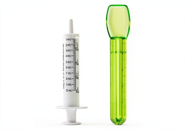 Health Enterprises Oral Syringe with Spoon 10 mL BPA-Free Model 400464-2