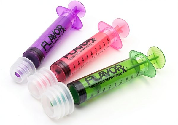FLAVORx Colorful Oral Syringe Set 5‑Pack 10ml Graduated Bottleneckers-2