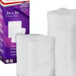 Healqu Ultra Absorbent Non-Woven Gauze Pads 3x3 Inch 200 Count-0