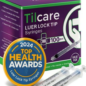 3ml Syringe Without Needle 100 Pack Tilcare Latex-Free Drop-0