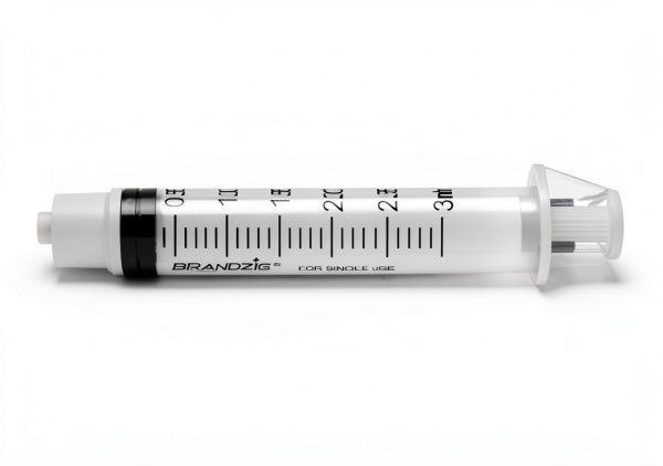 3ml Luer Lock Syringe Brandzig Sterile No Needle 100 Pack Professional-2